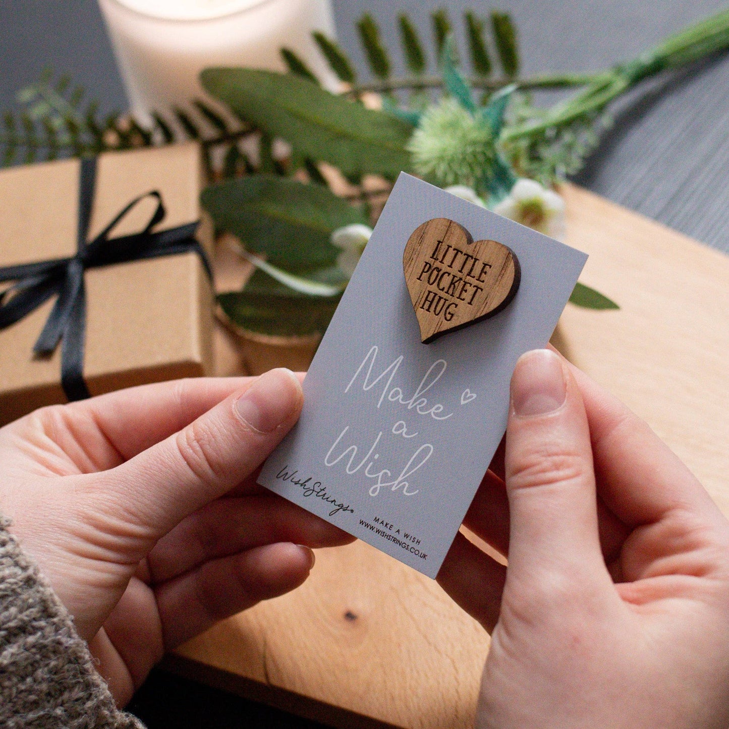 Sending Hugs - Pocket Hug Wish Token