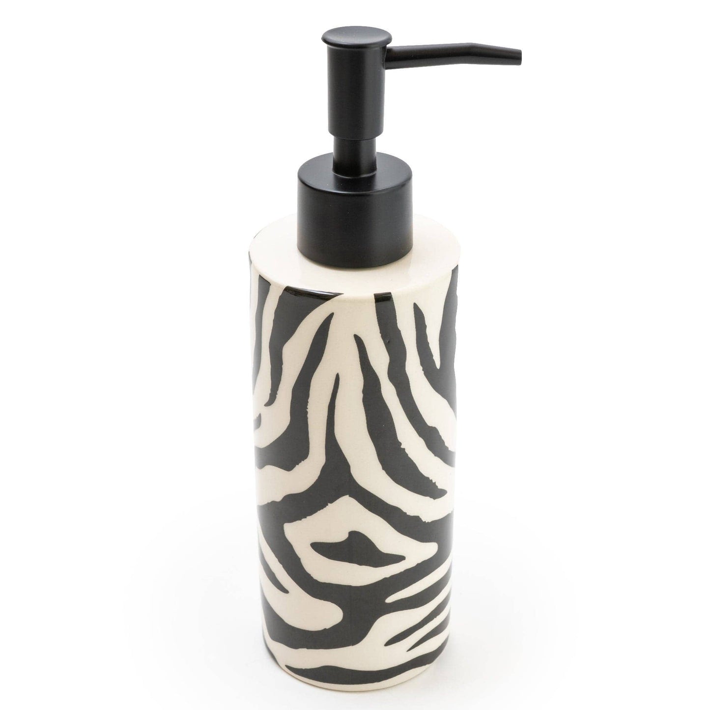 Soap Dispenser Zebra Print