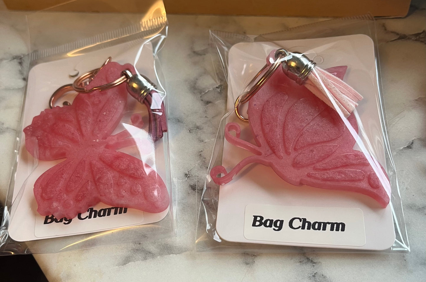 Beautiful Butterfly Bag Charm