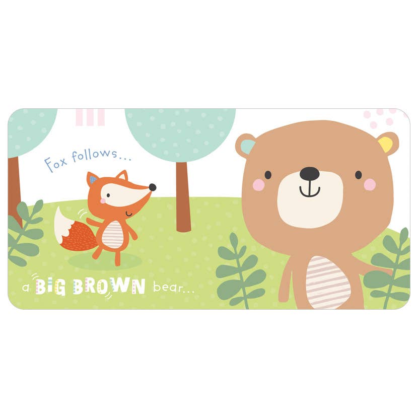 Sensory Snuggables Medium Plush Fox with Cloth Book