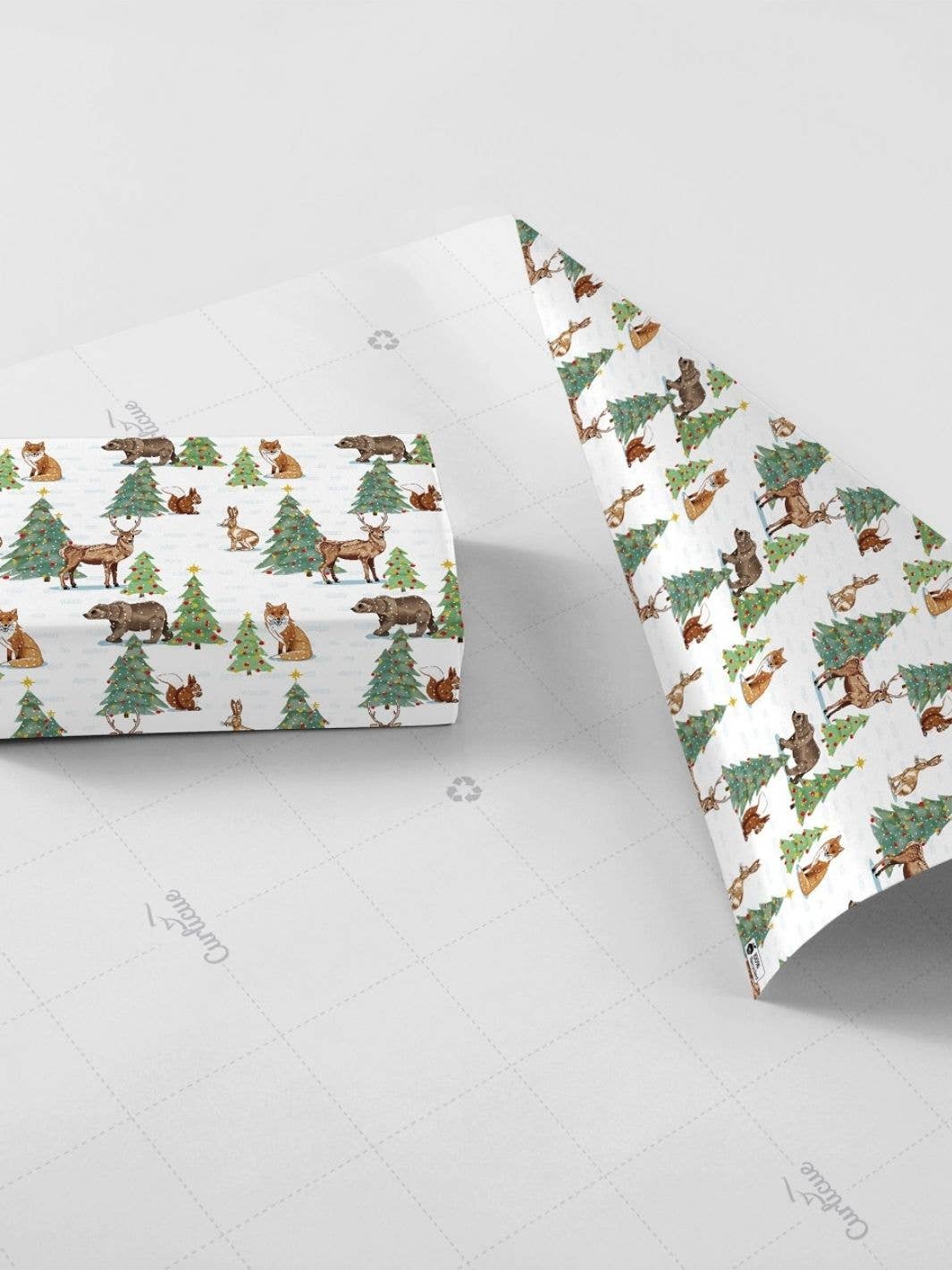 Christmas Wrapping Paper & Gift Tag