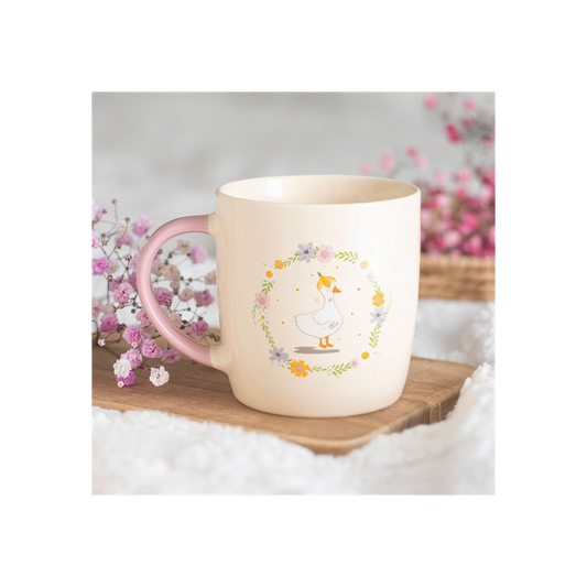 Floral Duck Mug