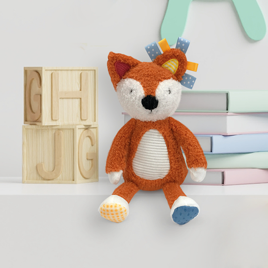 Sensory Snuggables Small Plush Fox (polybag/swingtag)
