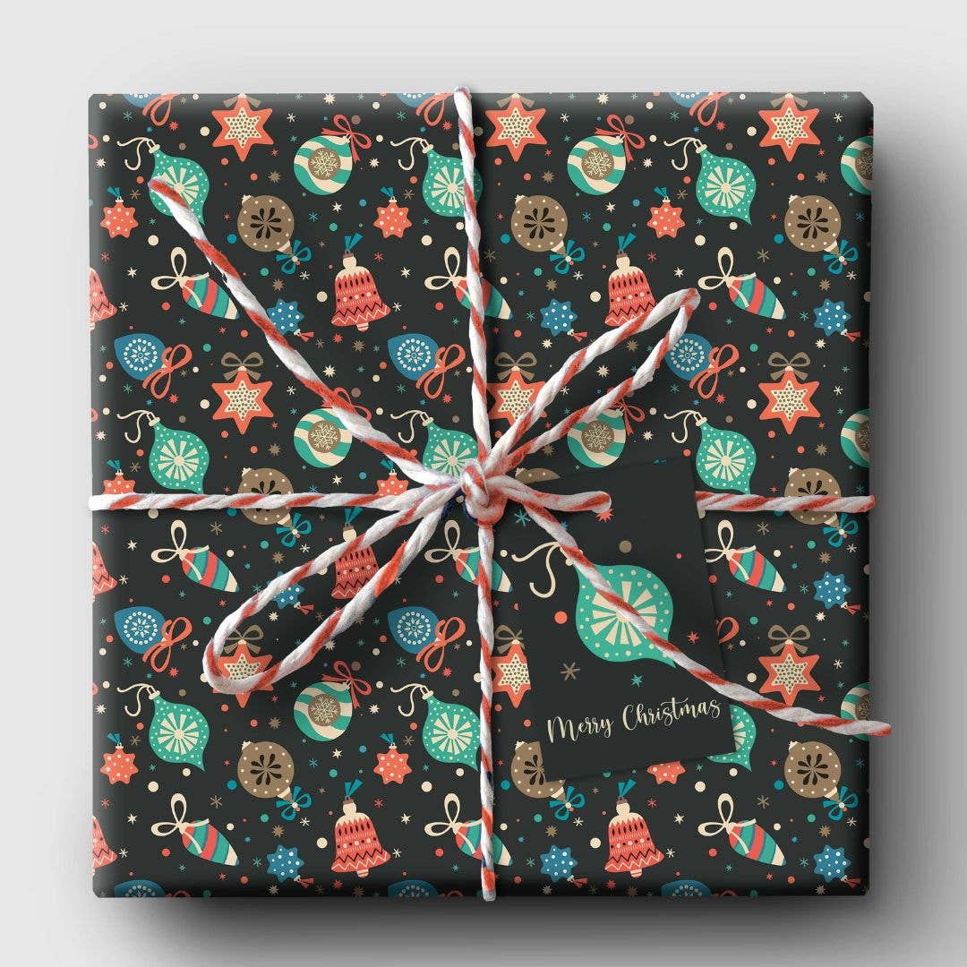 Christmas Wrapping Paper & Gift Tag