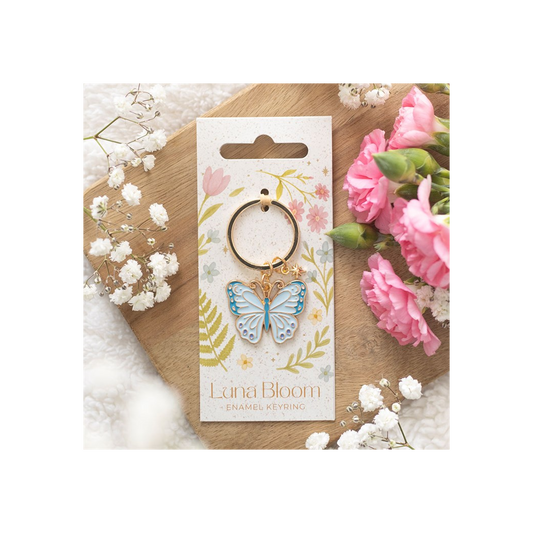 Luna Butterfly Keyring
