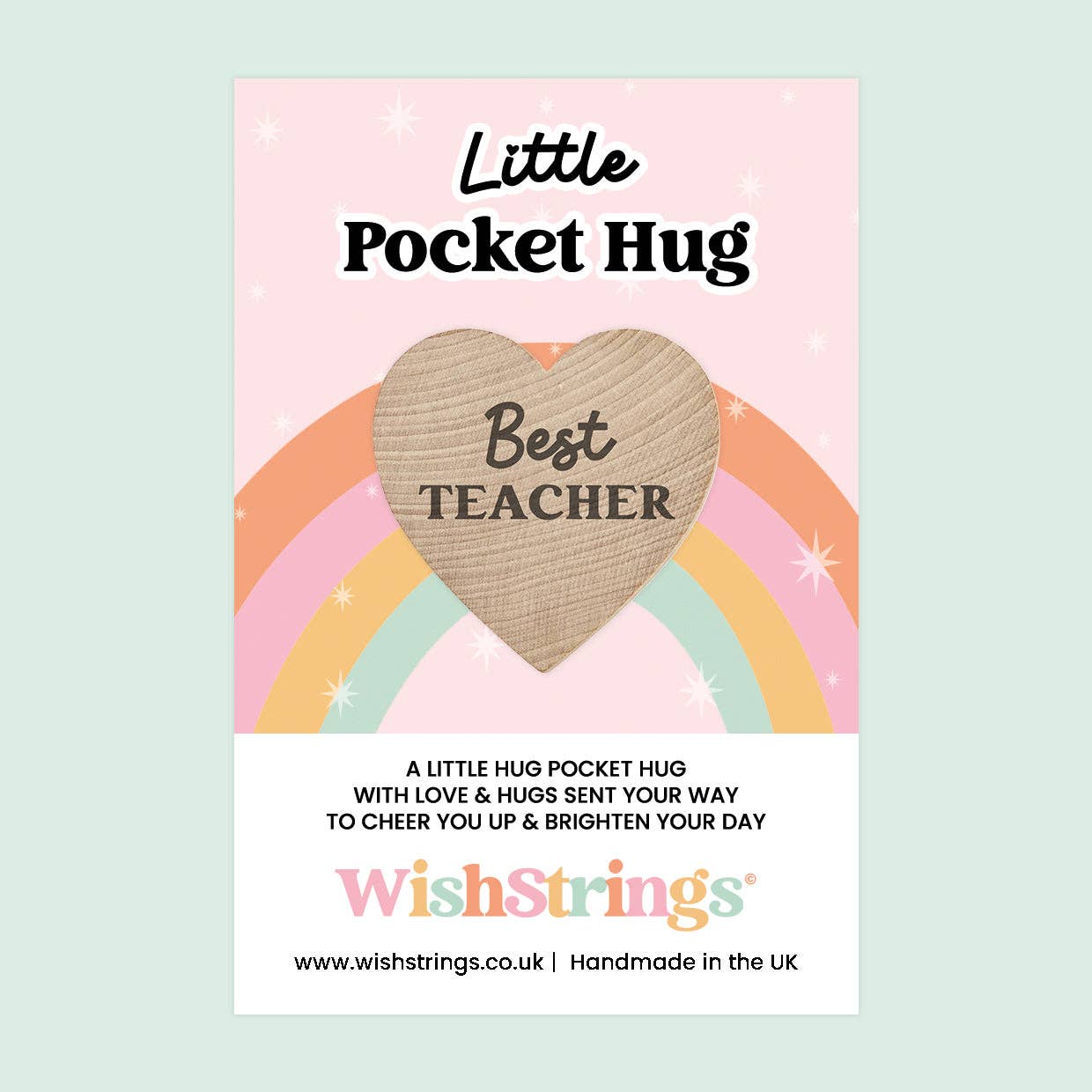 Best Teacher - Pocket Hug Wish Token