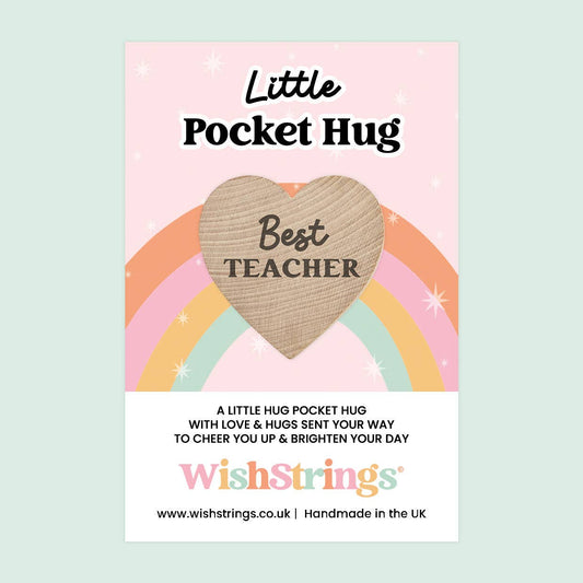 Best Teacher - Pocket Hug Wish Token