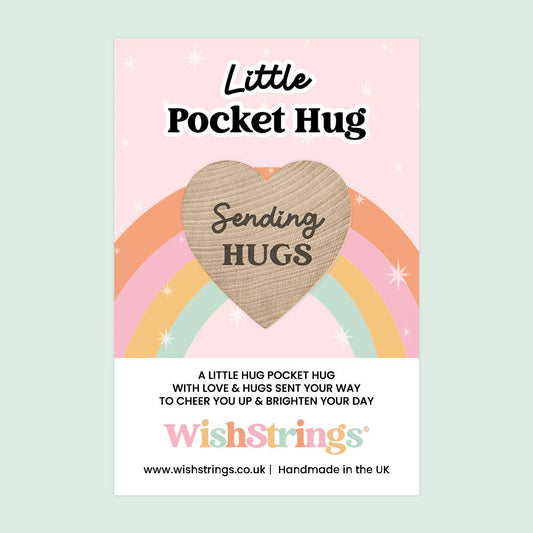 Sending Hugs - Pocket Hug Wish Token