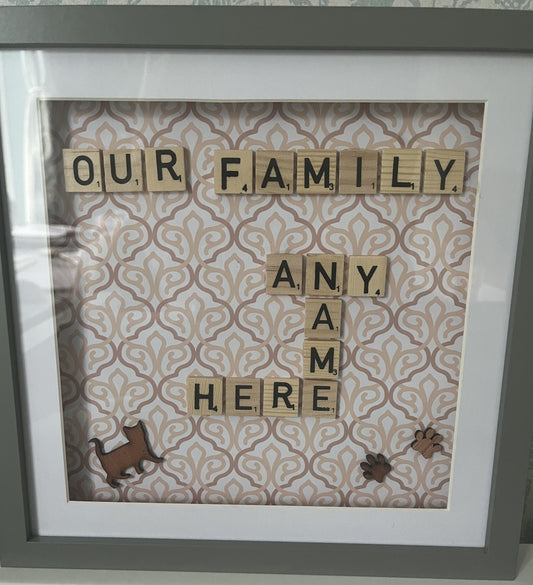 Family Letter Wall Hanging