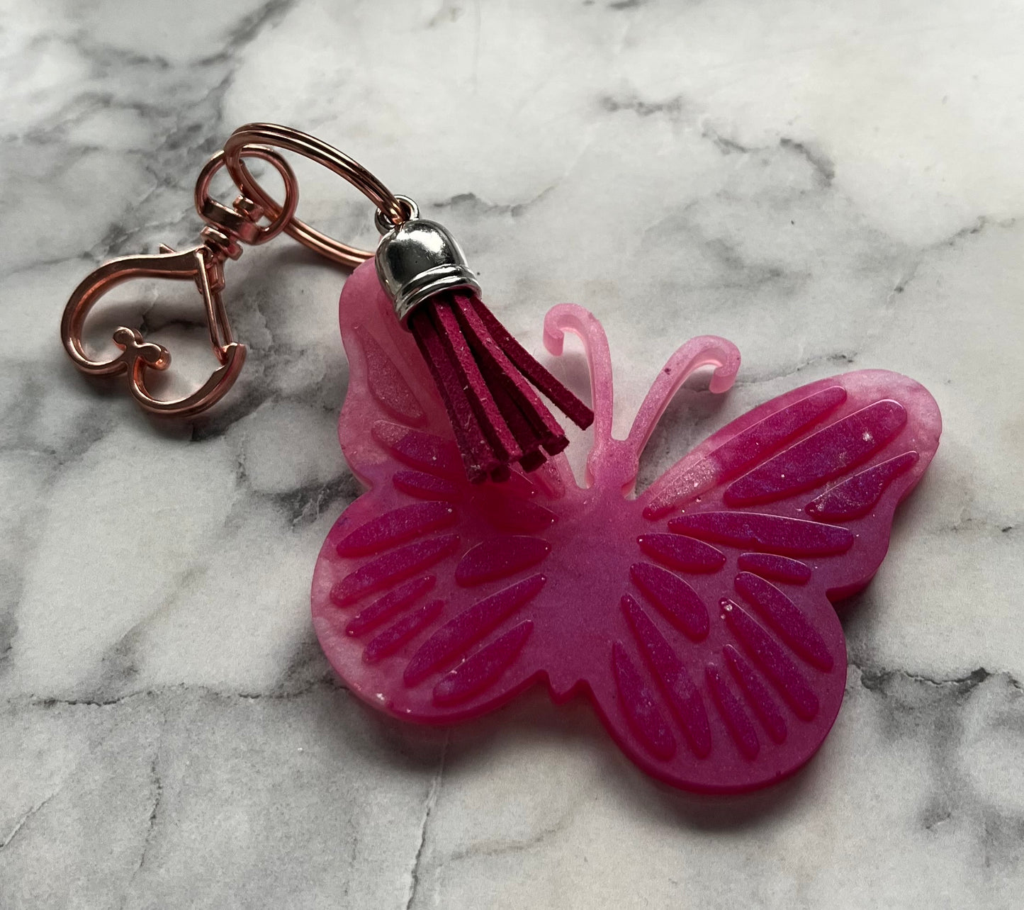 Beautiful Butterfly Bag Charm