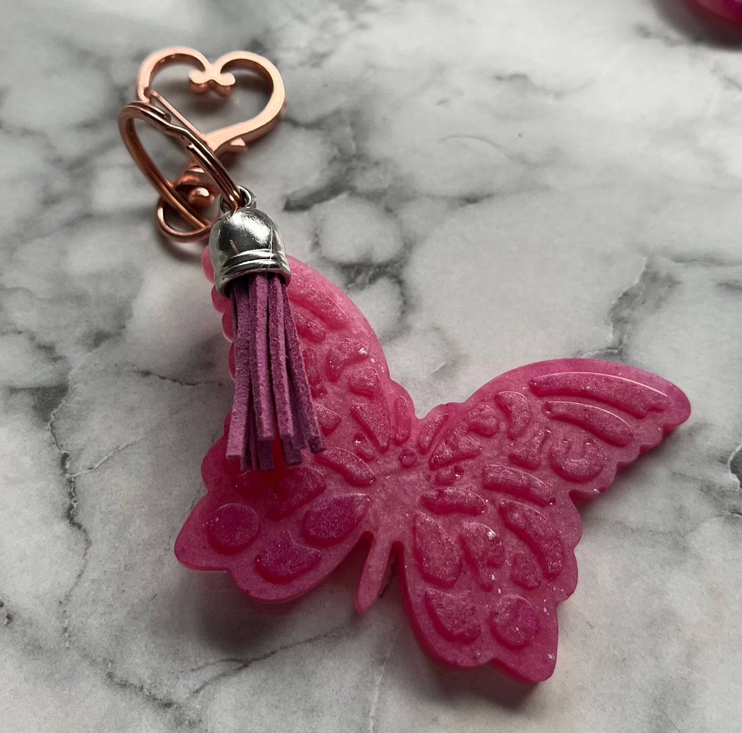 Beautiful Butterfly Bag Charm