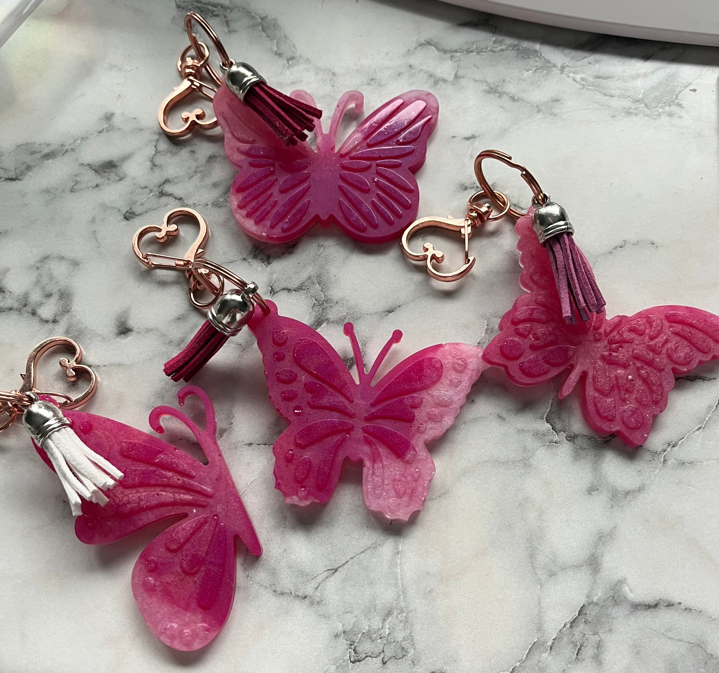 Beautiful Butterfly Bag Charm