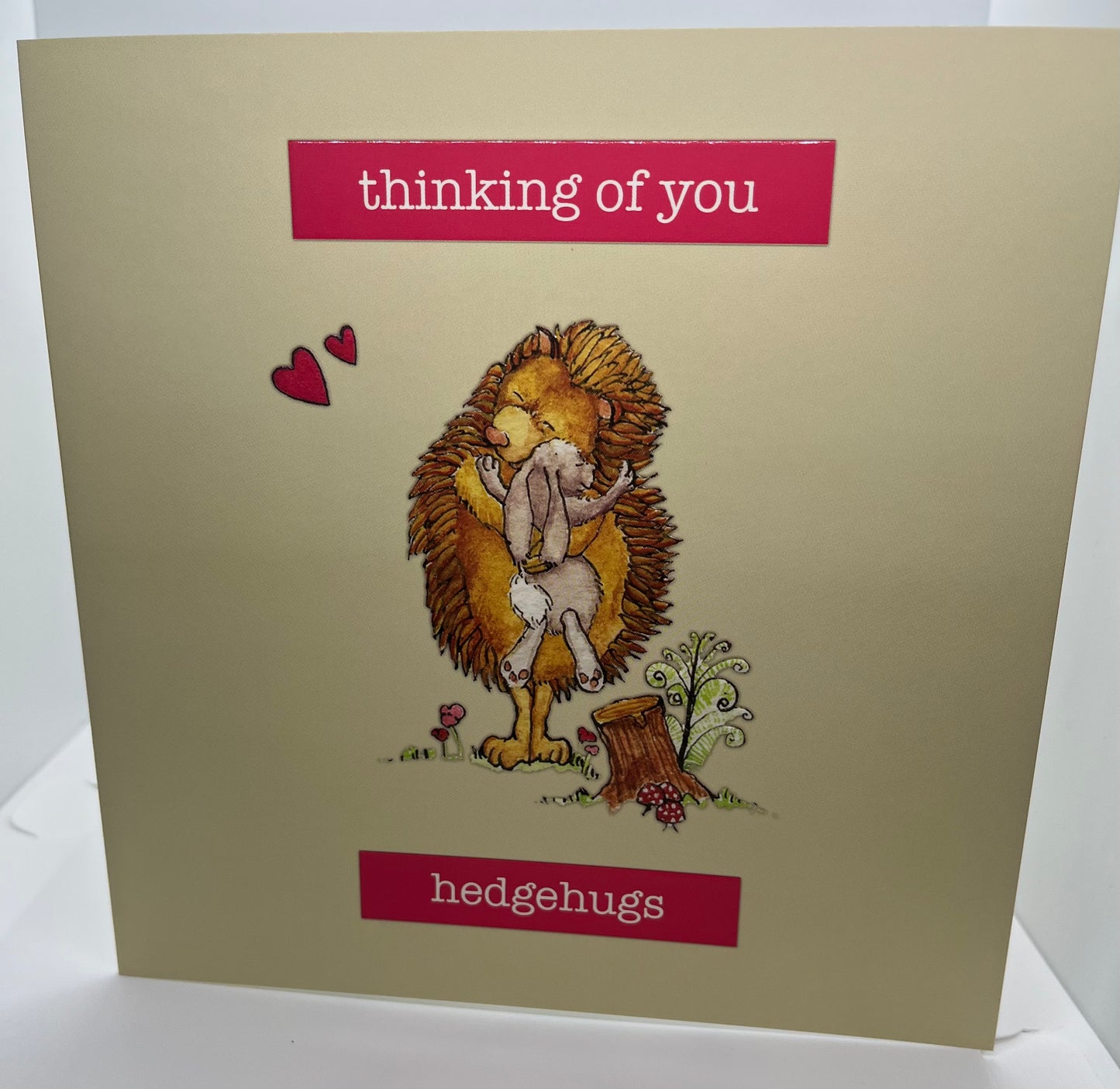 Hedgehugs Embellishment Card