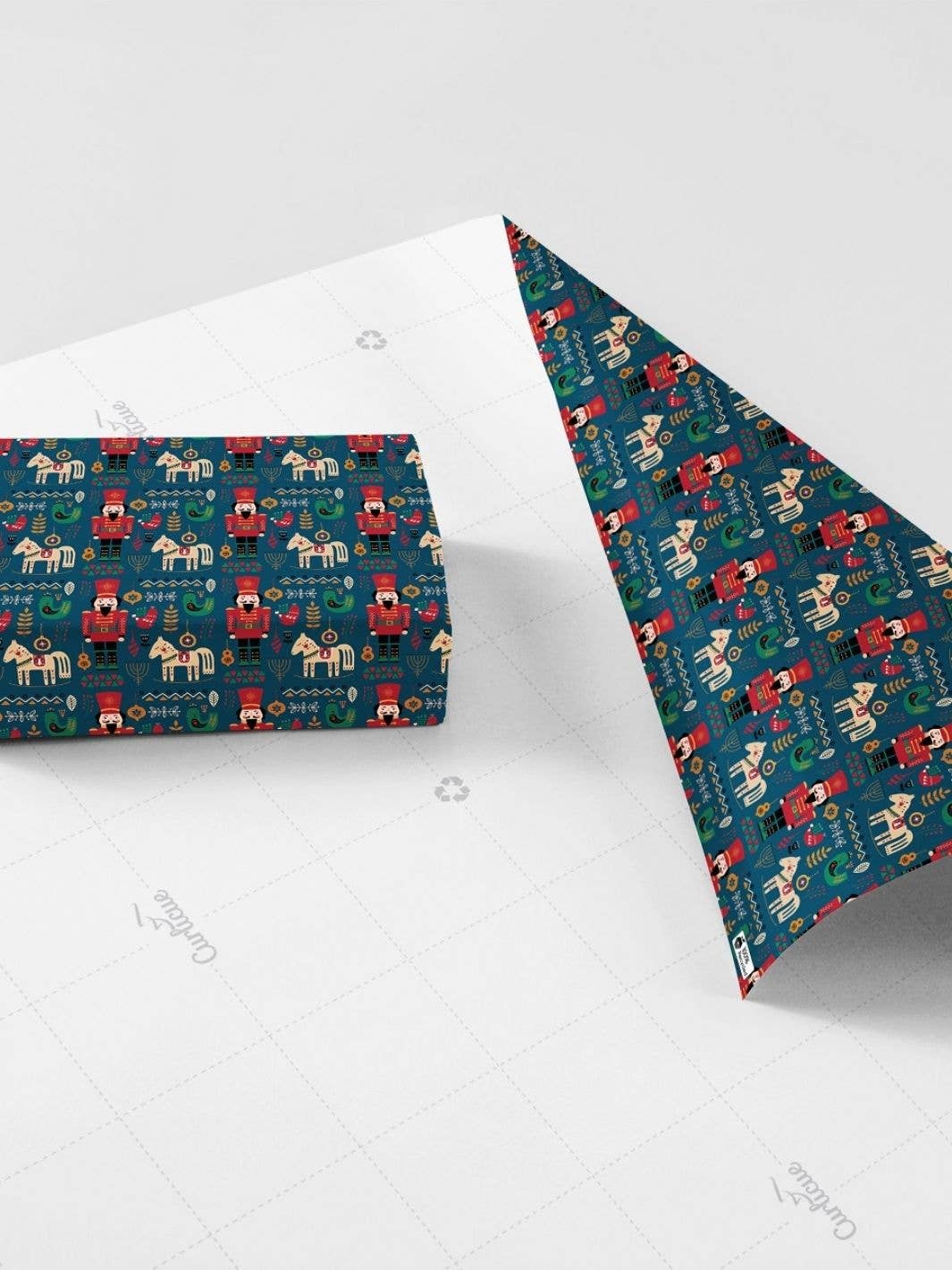 Christmas Wrapping Paper & Gift Tag