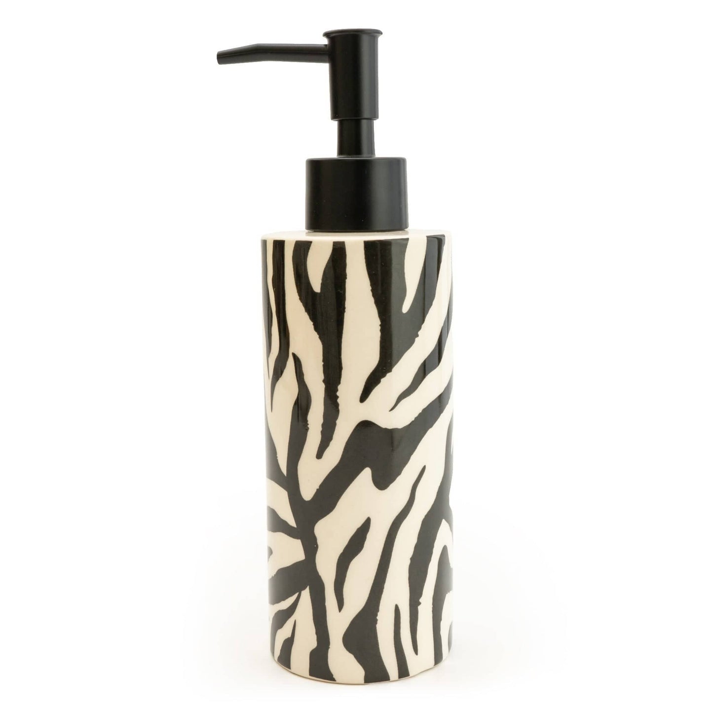 Soap Dispenser Zebra Print