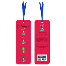 Gin Membership Bookmark Red