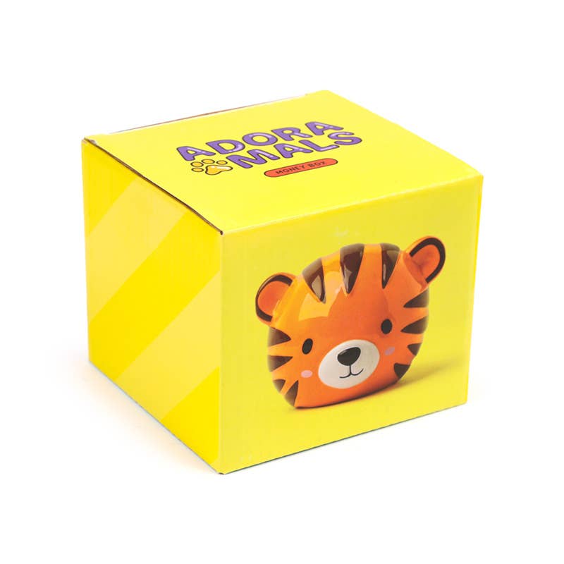 Adoramals Alfie the Tiger Ceramic Money Box