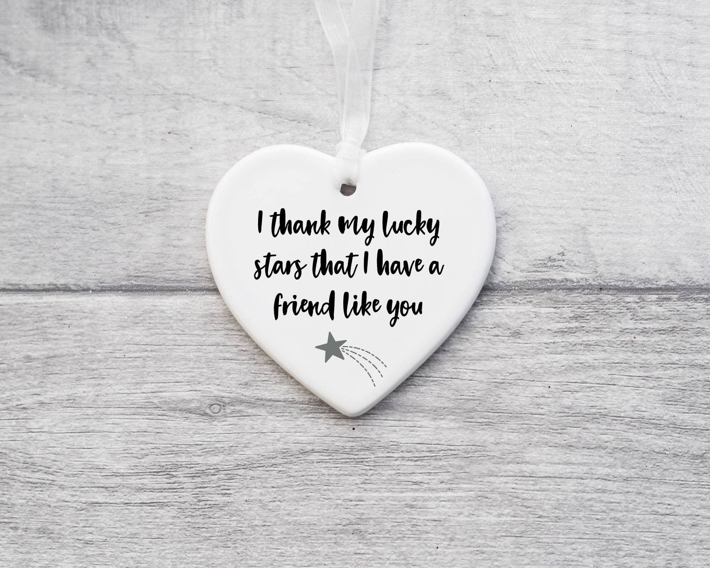 Ceramic Ornament for Best Friend and Colleague